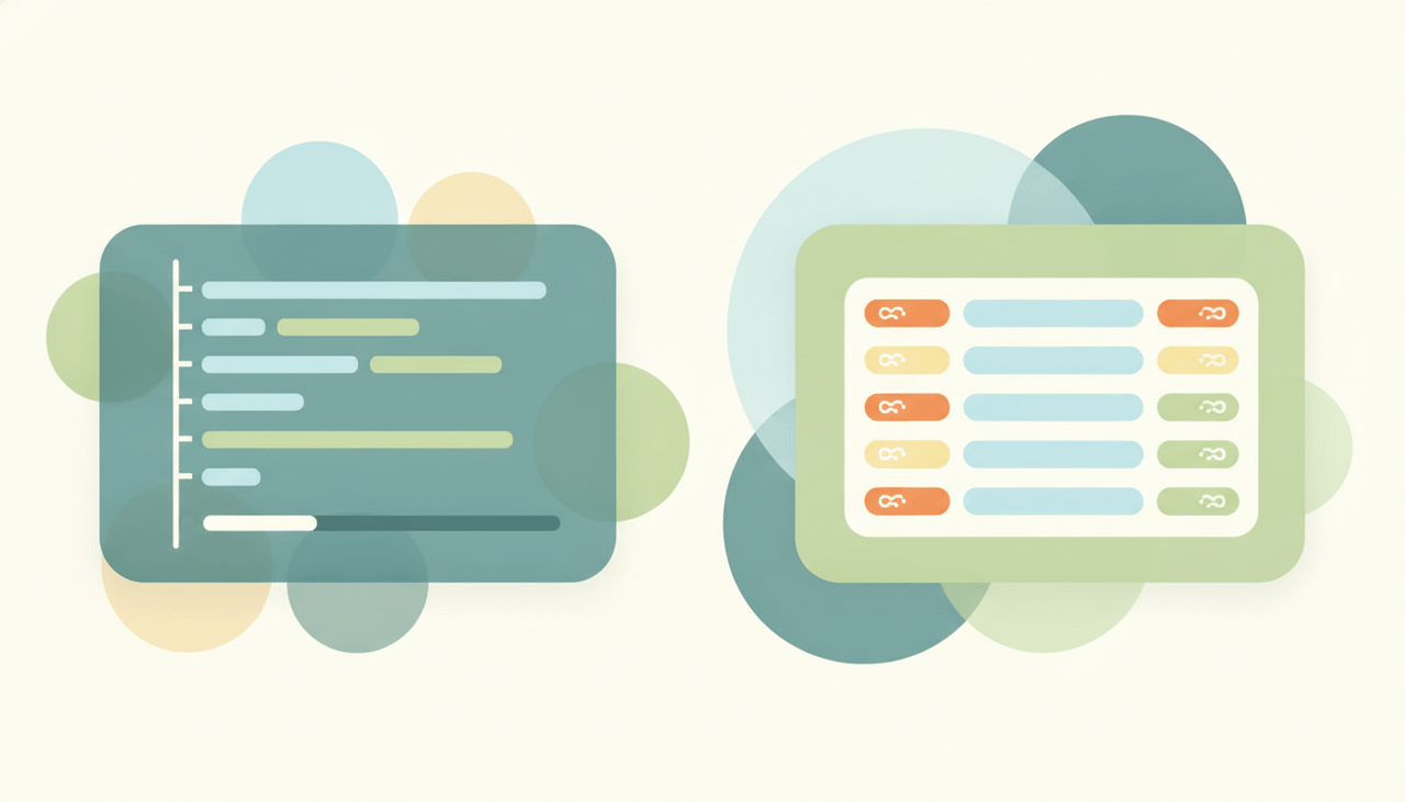 An Asana icon and a monday.com icon side by side, representing a comparison between the two project management tools