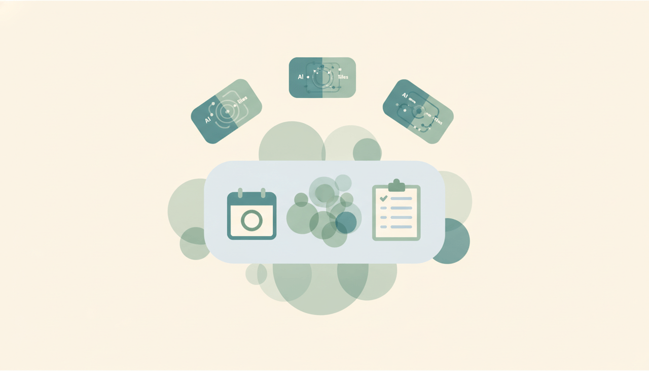 HR workspace with twenty AI tool icons handling hiring, interview scheduling, onboarding, engagement surveys, and people analytics