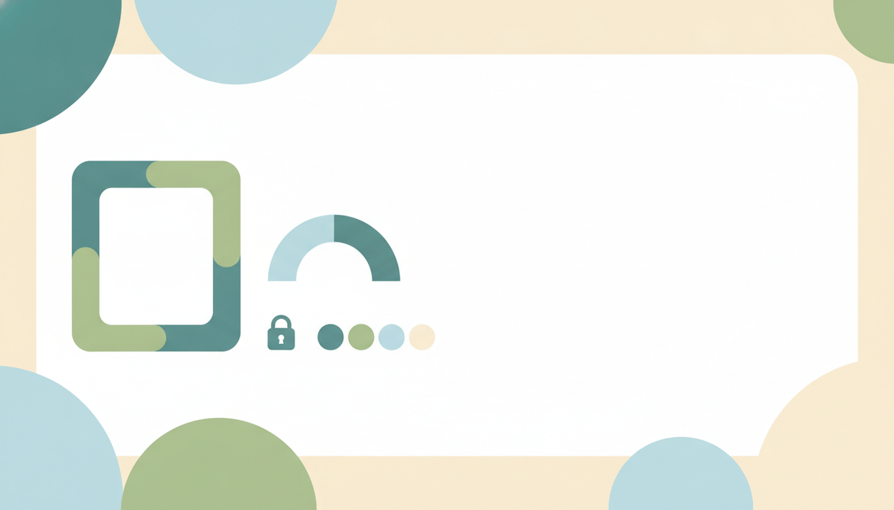 A design canvas beside a storage gauge, a lock icon, and color swatches, representing Canva free plan limits