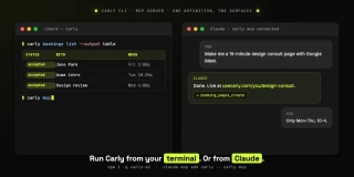 Introducing Carly CLI: Run Your Scheduling Assistant From the Terminal (and From Claude)