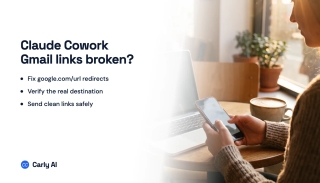 Why Claude Cowork Gmail Links Become google.com/url Redirects