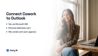 Claude Cowork and Outlook: What Connects, What Sends