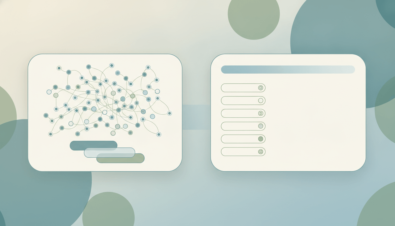 A ClickUp icon and an Asana icon side by side, representing a comparison between the two project management tools