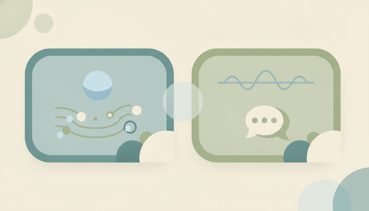 A Fireflies.ai icon and an Otter.ai icon side by side, representing a comparison between the two AI meeting notetakers