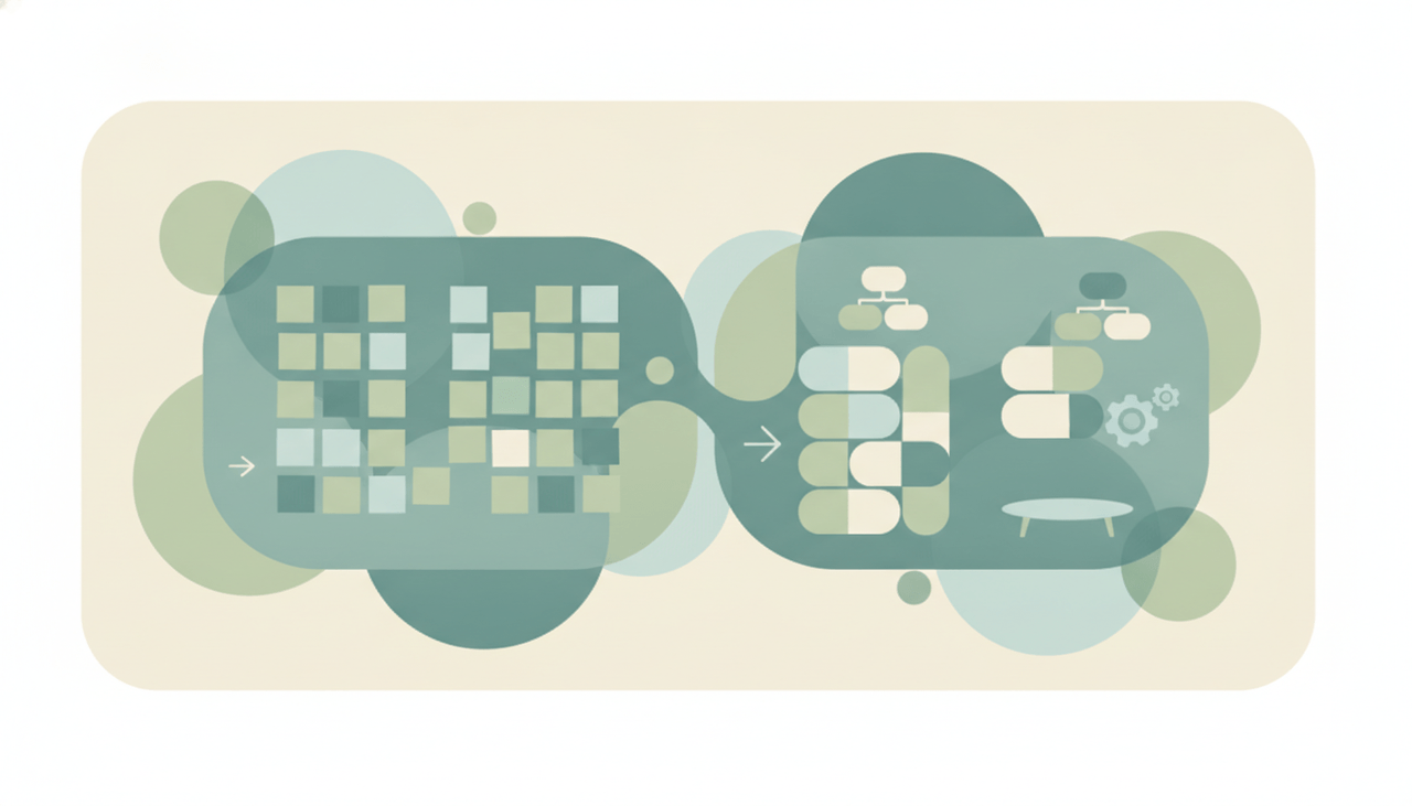 A Google Keep icon and a Notion icon side by side, representing a comparison between the two note-taking apps