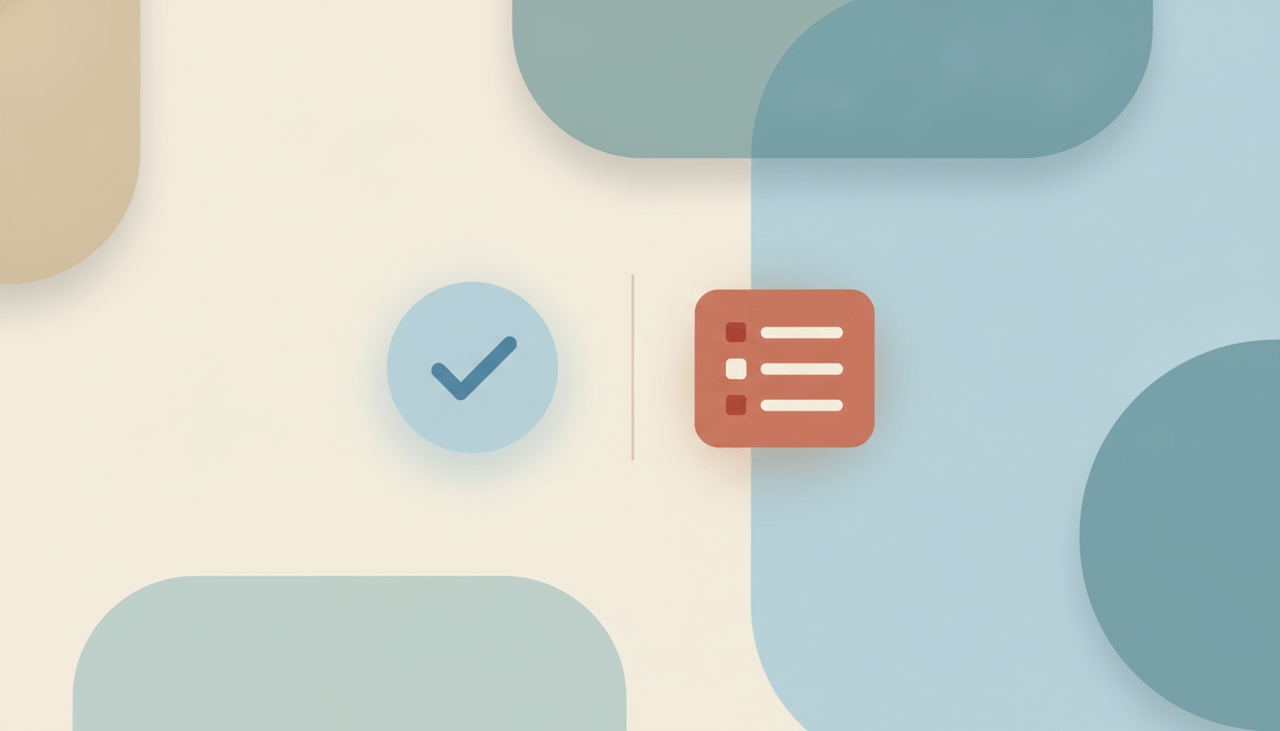 A Google Tasks icon and a Todoist icon side by side, representing a comparison between the two task apps
