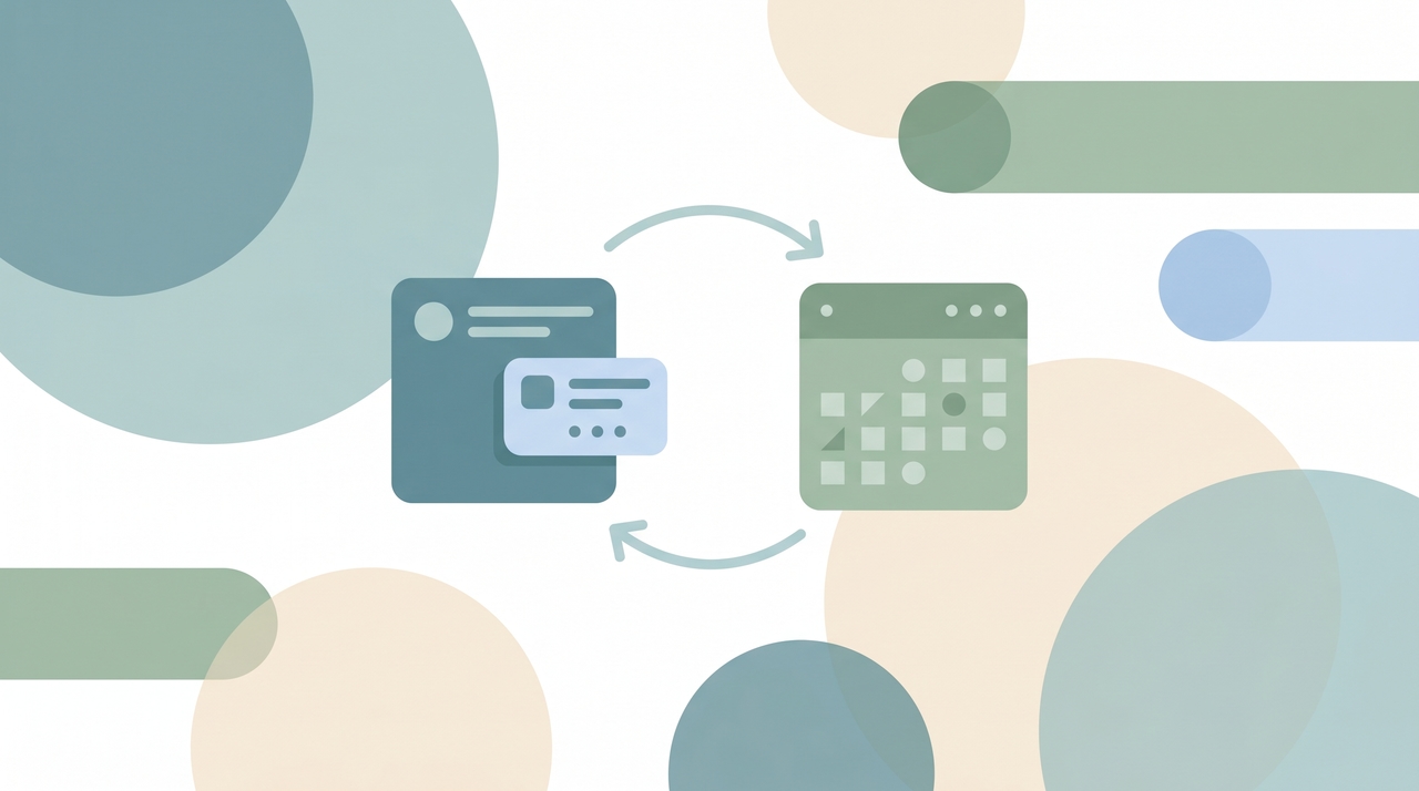 A Todoist task with a due time appearing as an event on a Google Calendar grid via two-way sync