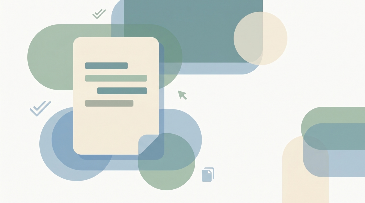 Illustration of a Google Docs page showing a paragraph with the first line flush left and indented hanging lines below
