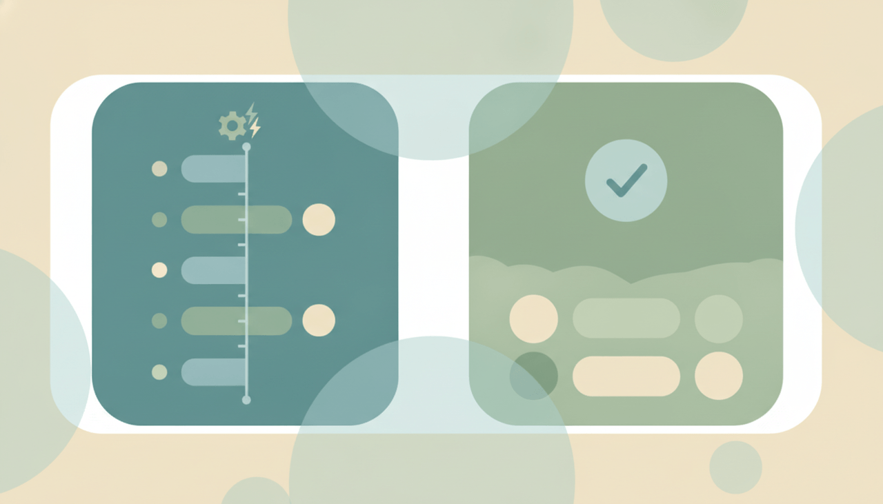 A Motion icon and a Sunsama icon side by side, representing a comparison between the two daily planning apps