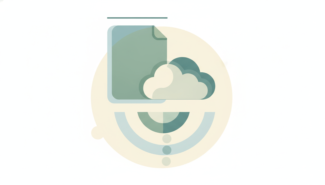 An oversized file icon next to a cloud storage drive, representing the Microsoft Teams file upload size limit