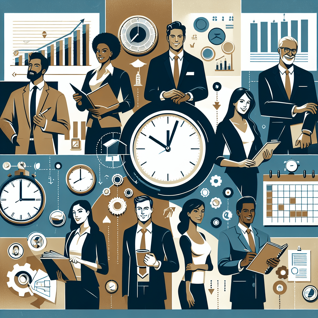 Calendar illustration with playbook cards stacked beside it showing scheduling tactics from high-performing professionals