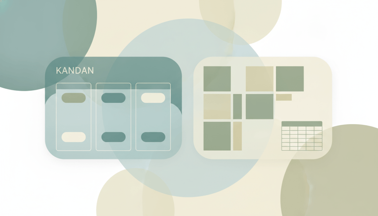 A Trello icon and a Notion icon side by side, representing a comparison between the two productivity tools