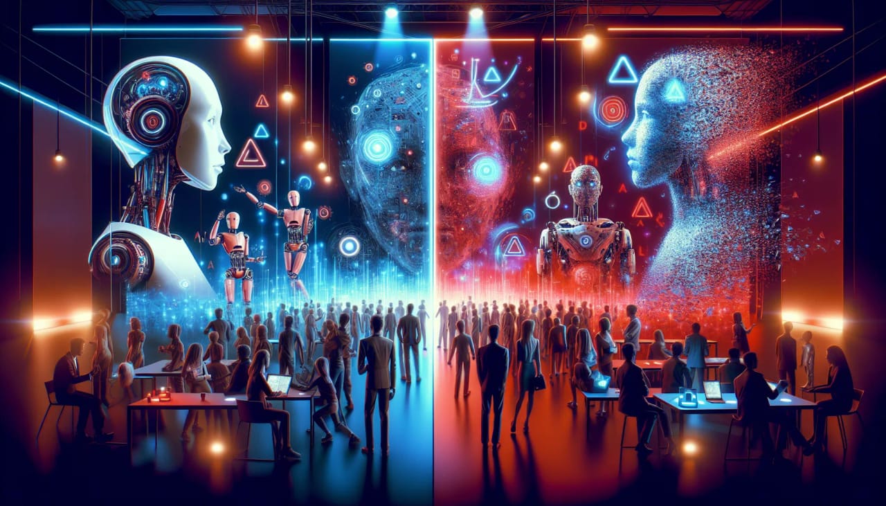AI news collage with a Grok deepfake warning sign and CES robots representing a global regulatory storm