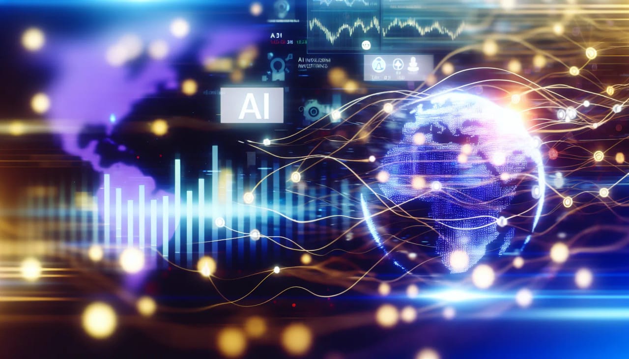AI news roundup graphic showing interconnected model, chip, and governance icons