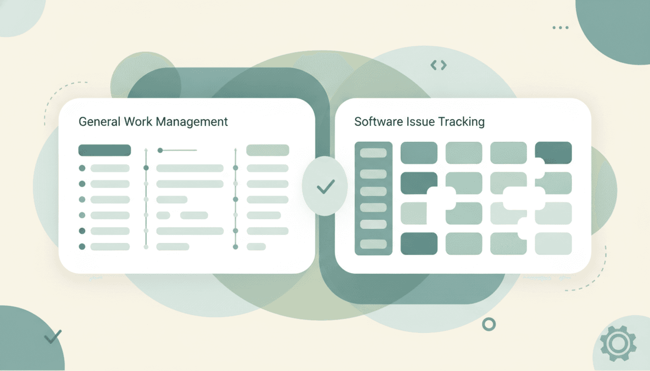 An Asana icon and a Jira icon side by side, representing a comparison between the two tools