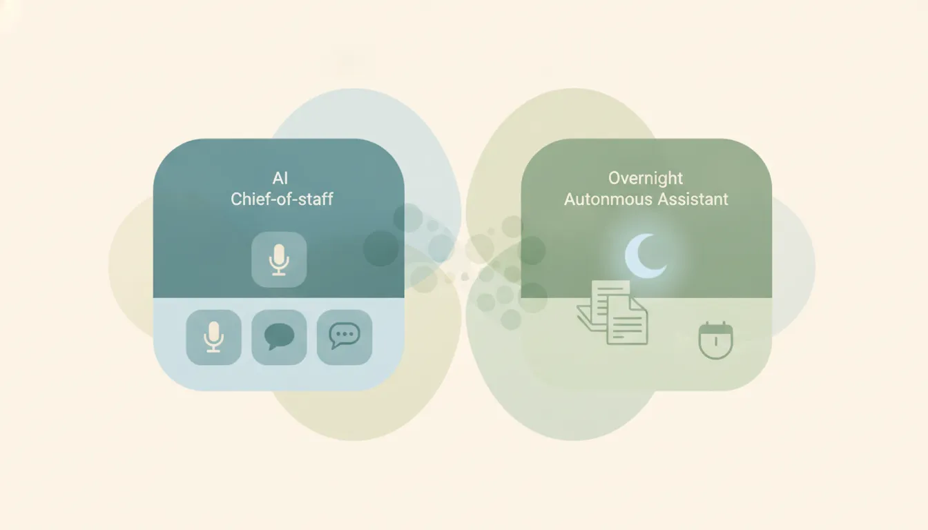 An Ashley icon and an Alfred icon side by side, representing a comparison between the two tools