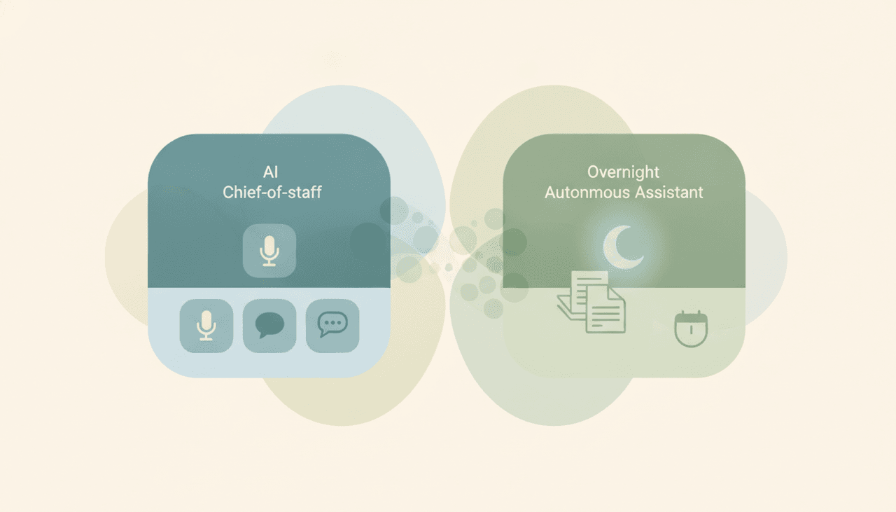 An Ashley icon and an Alfred icon side by side, representing a comparison between the two tools