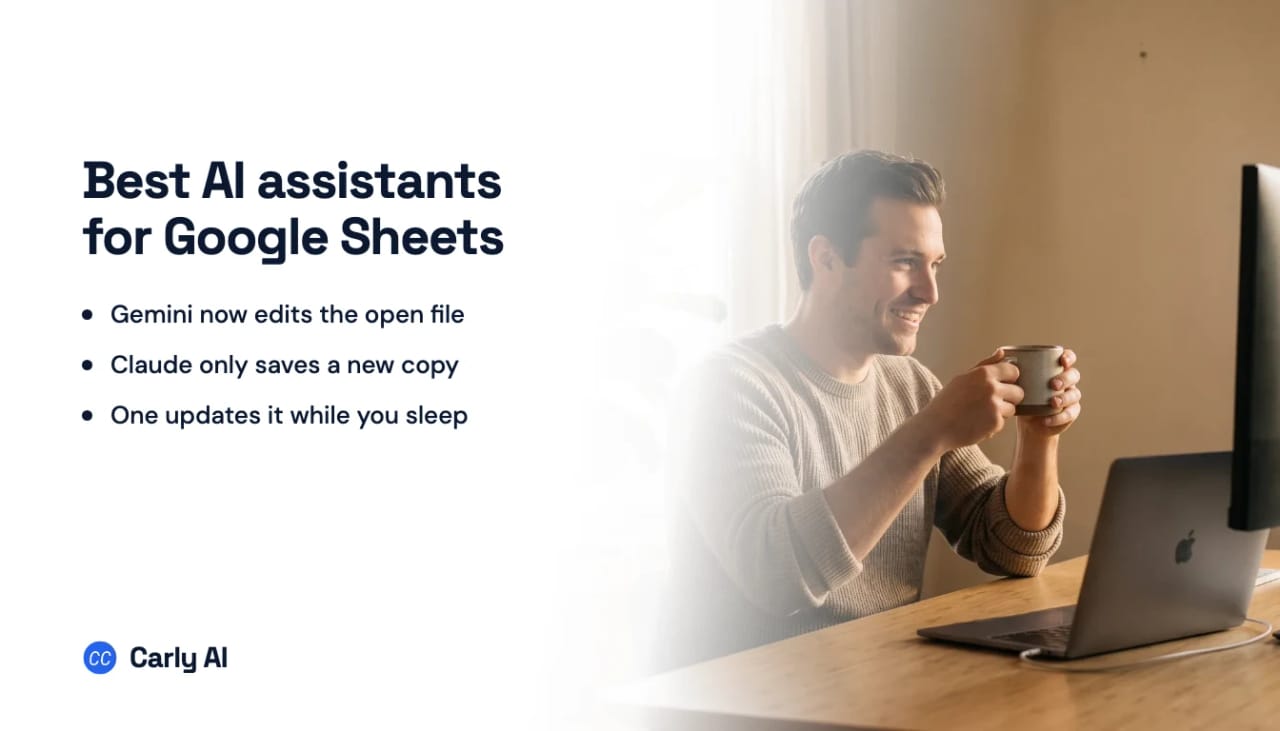 A Google Sheet connected to several AI assistants