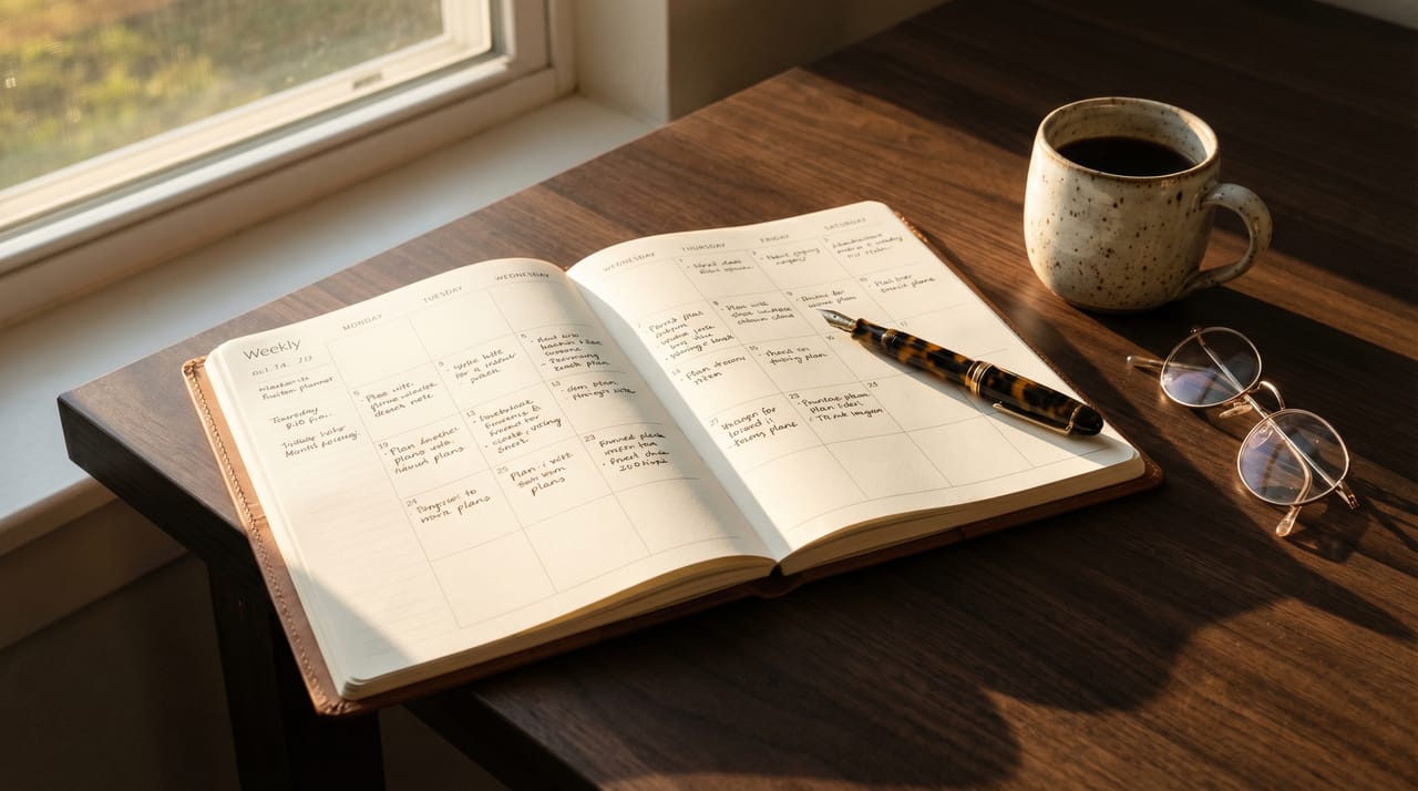 Ten AI meeting scheduler icons handling back-and-forth email threads to land on a single calendar time