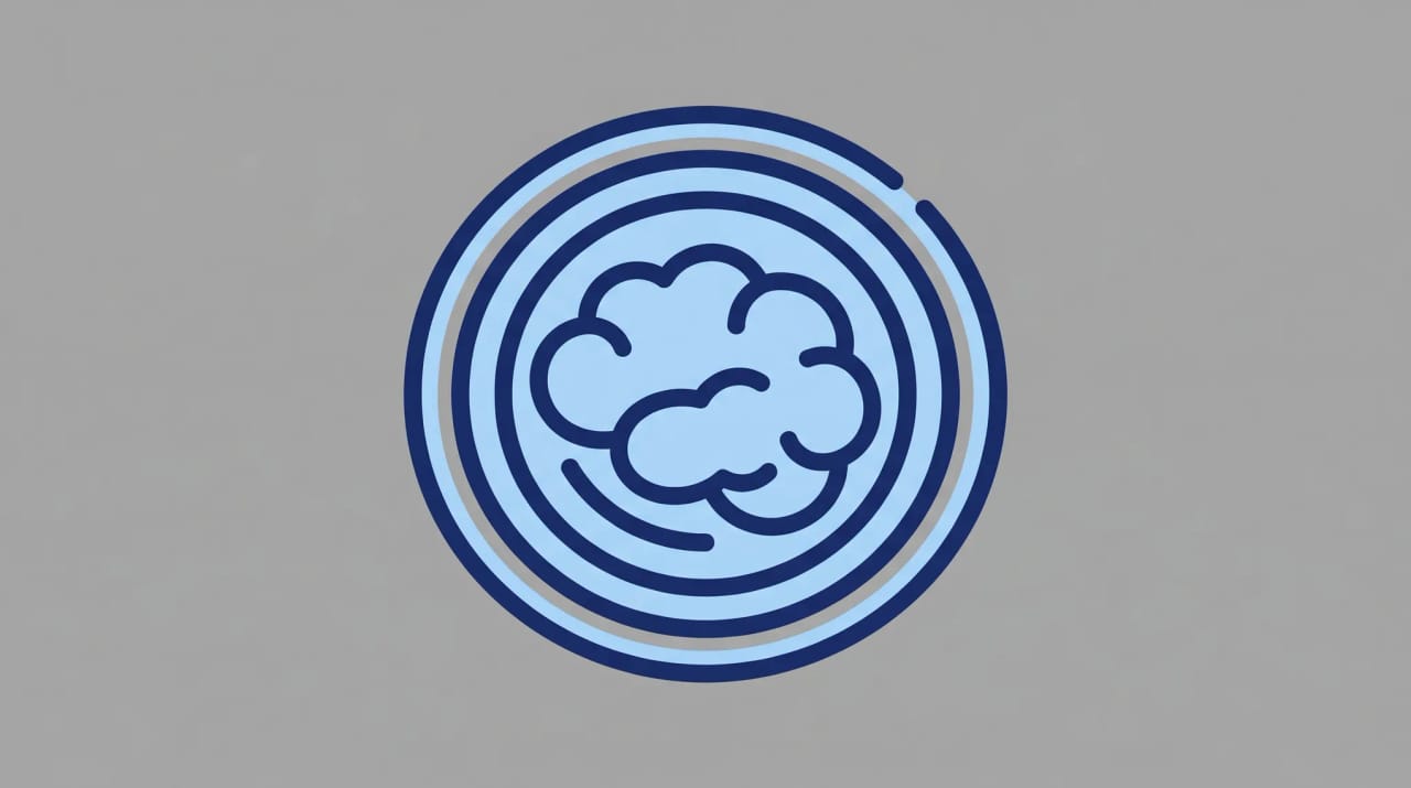 Focused workspace with eleven AI tool icons silencing distractions and protecting deep work time blocks