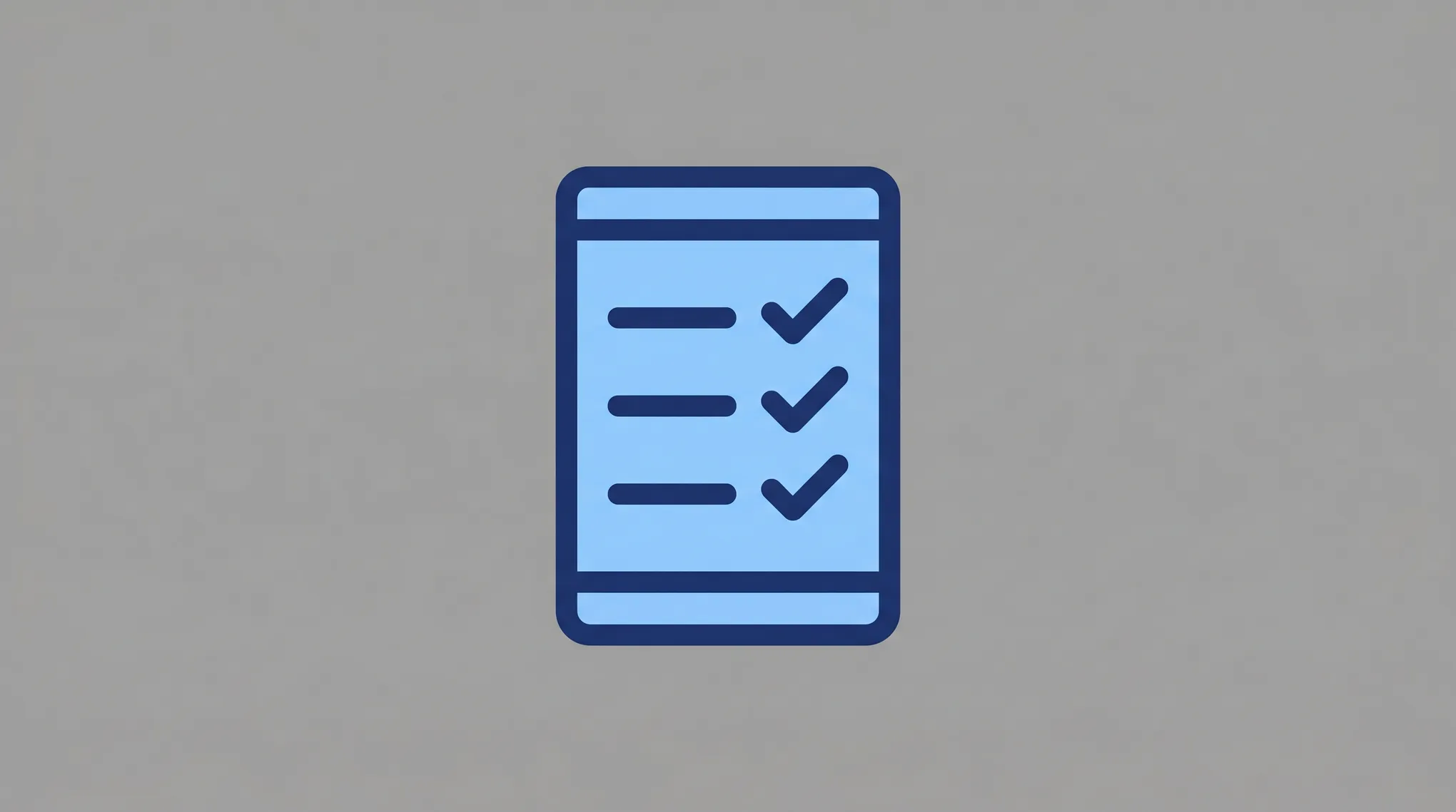 Stacked task list cards with checkmarks and AI assistant icons sorting and prioritizing items on a tidy workspace