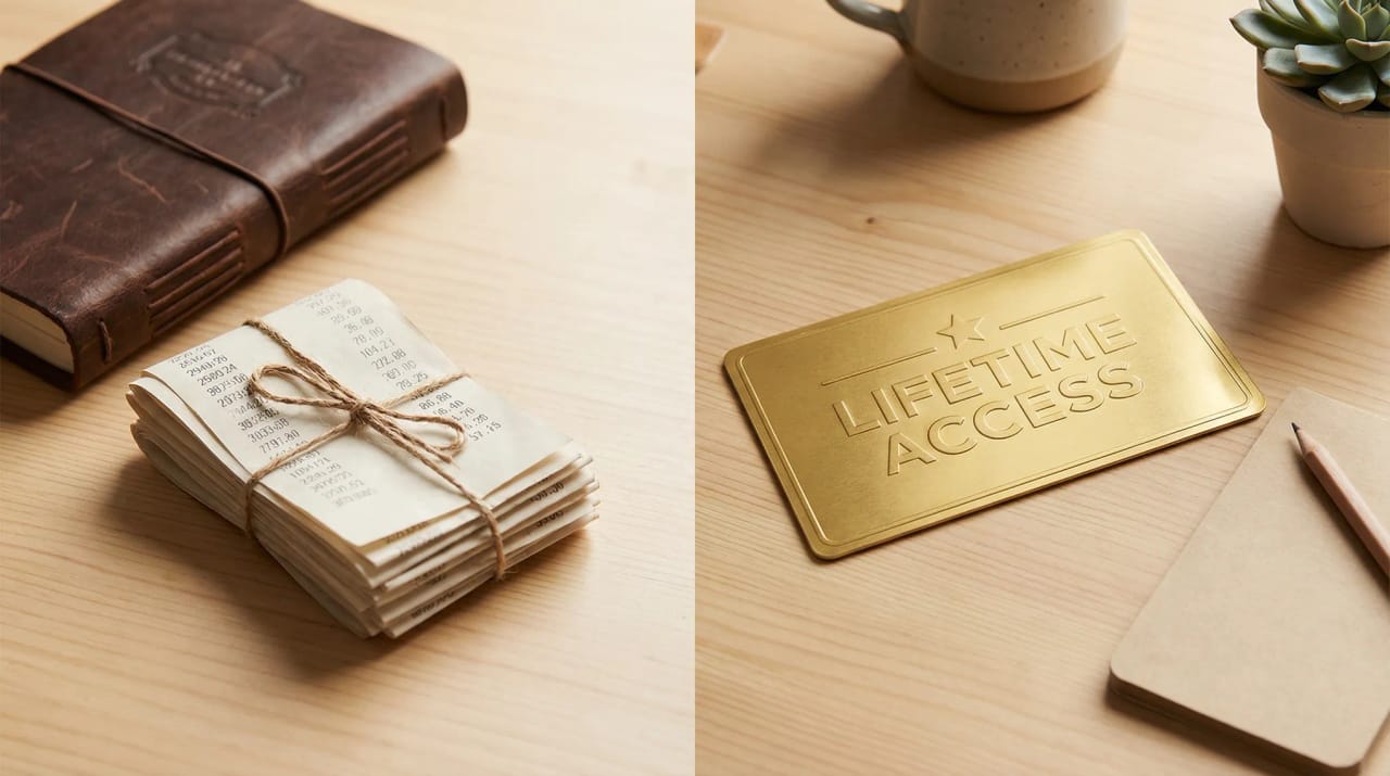 Calendly and TidyCal booking interfaces compared side by side with price tags and feature checkmarks between them