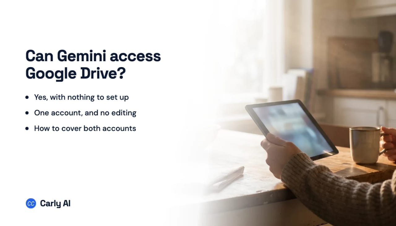 Google Drive files being summarized by Gemini
