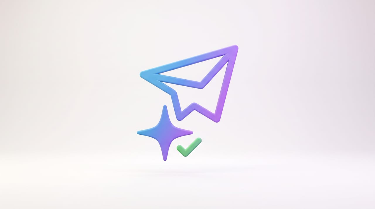 A Gemini-written email draft in Gmail next to an autonomous email agent that actually sends