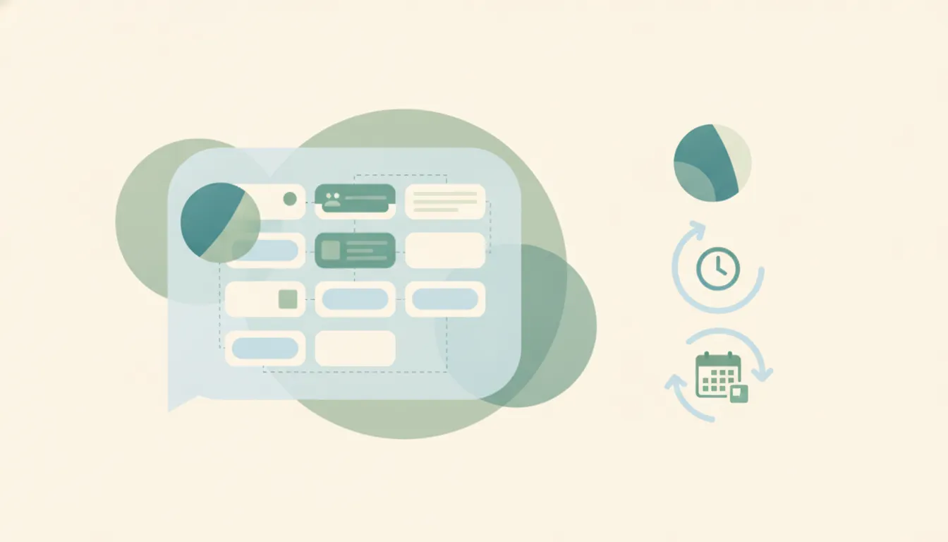 A content calendar planned by Claude in chat next to an assistant that schedules and publishes posts automatically
