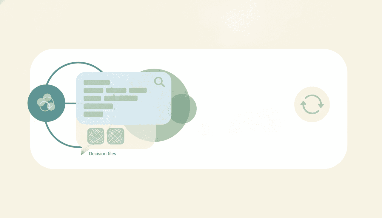 Claude assistant panel searching meeting transcripts, alongside an autonomous agent icon acting on notes on its own