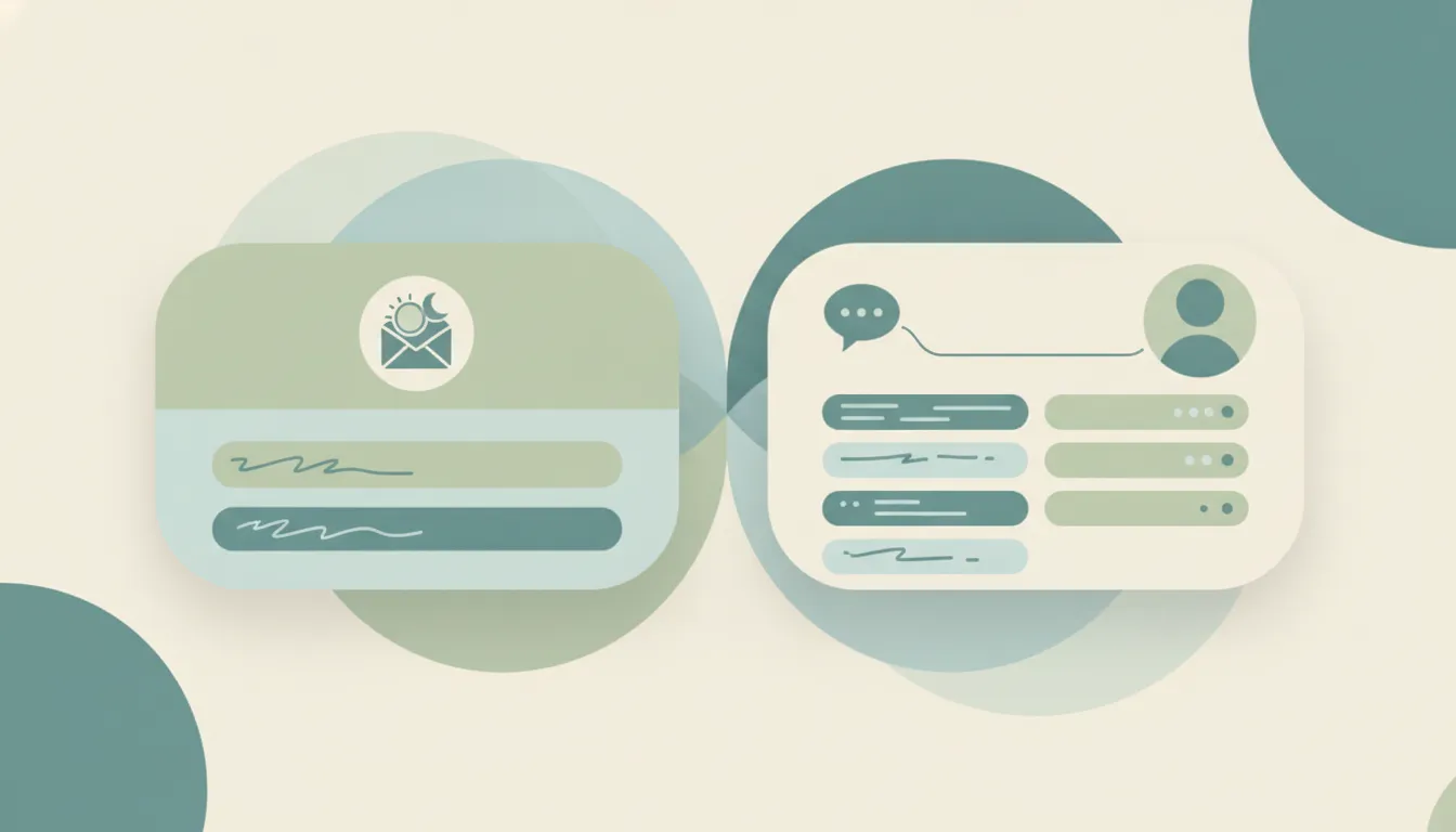 A Cora icon and a Shortwave icon side by side, representing a comparison between the two tools