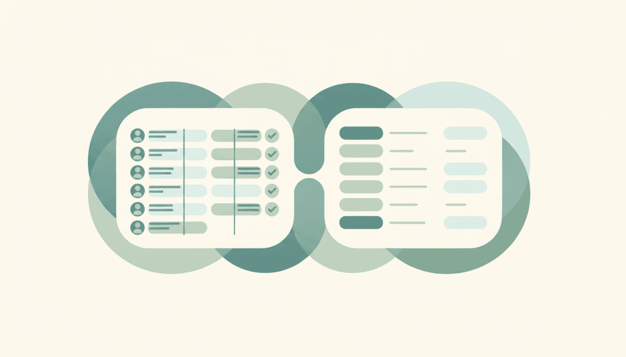 A Doodle icon and a Calendly icon side by side, representing a comparison between the two tools