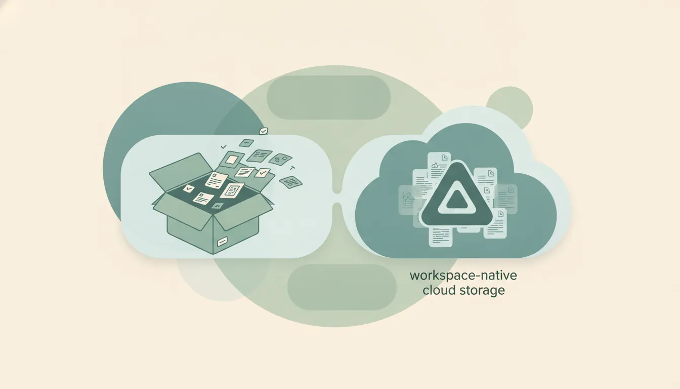 A Dropbox icon and a Google Drive icon side by side, representing a comparison between the two tools