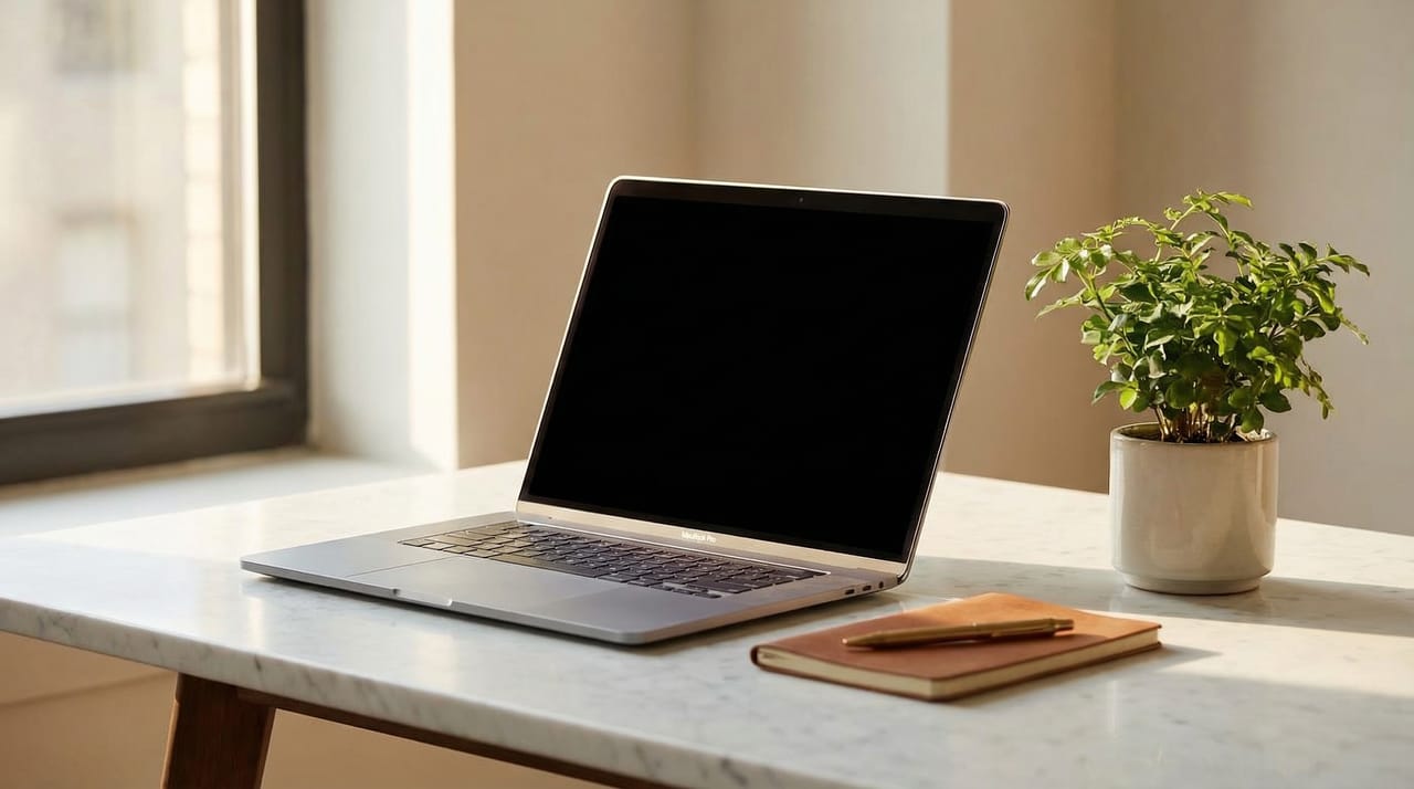 Fantastical logo surrounded by alternative calendar app icons floating above a weekly schedule view on a laptop