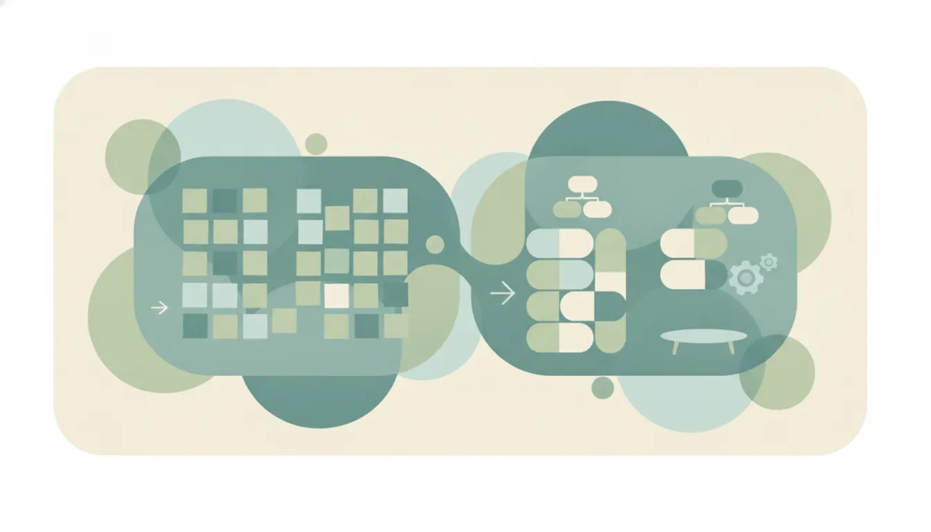A Google Keep icon and a Notion icon side by side, representing a comparison between the two note-taking apps
