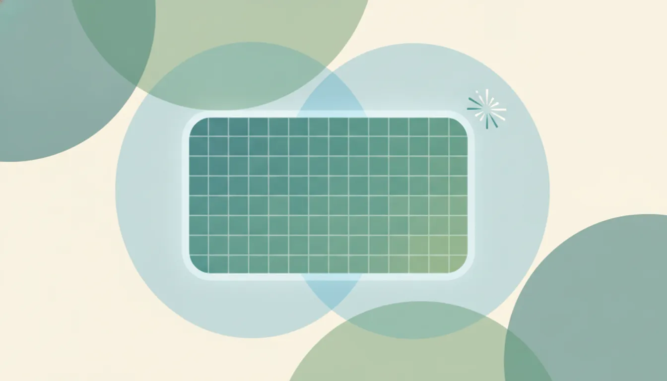 Abstract illustration of a grid of cells with a glowing boundary marking where the grid fills up