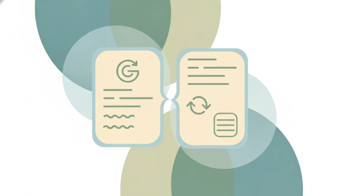 A Grammarly icon and a QuillBot icon side by side, representing a comparison between the two tools