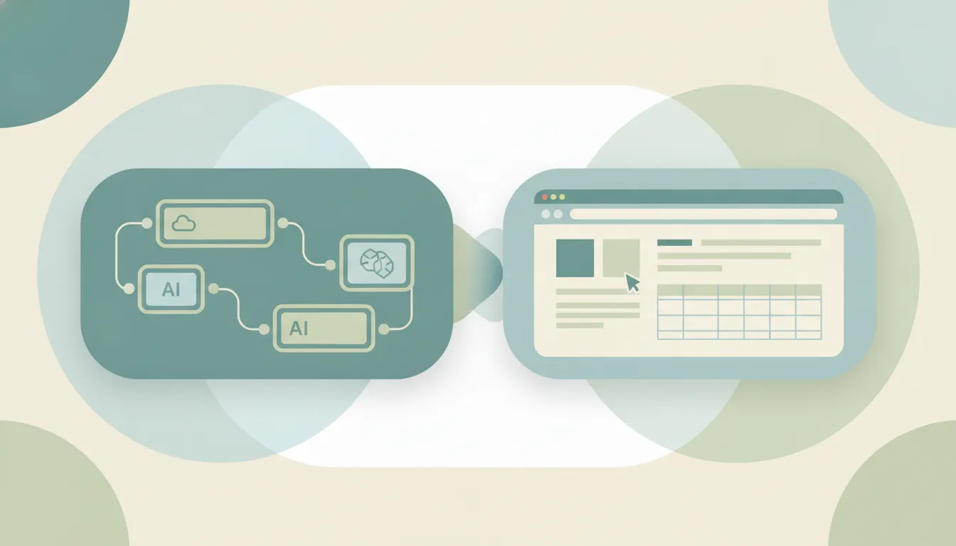 A Gumloop icon and a Bardeen icon side by side, representing a comparison between the two tools