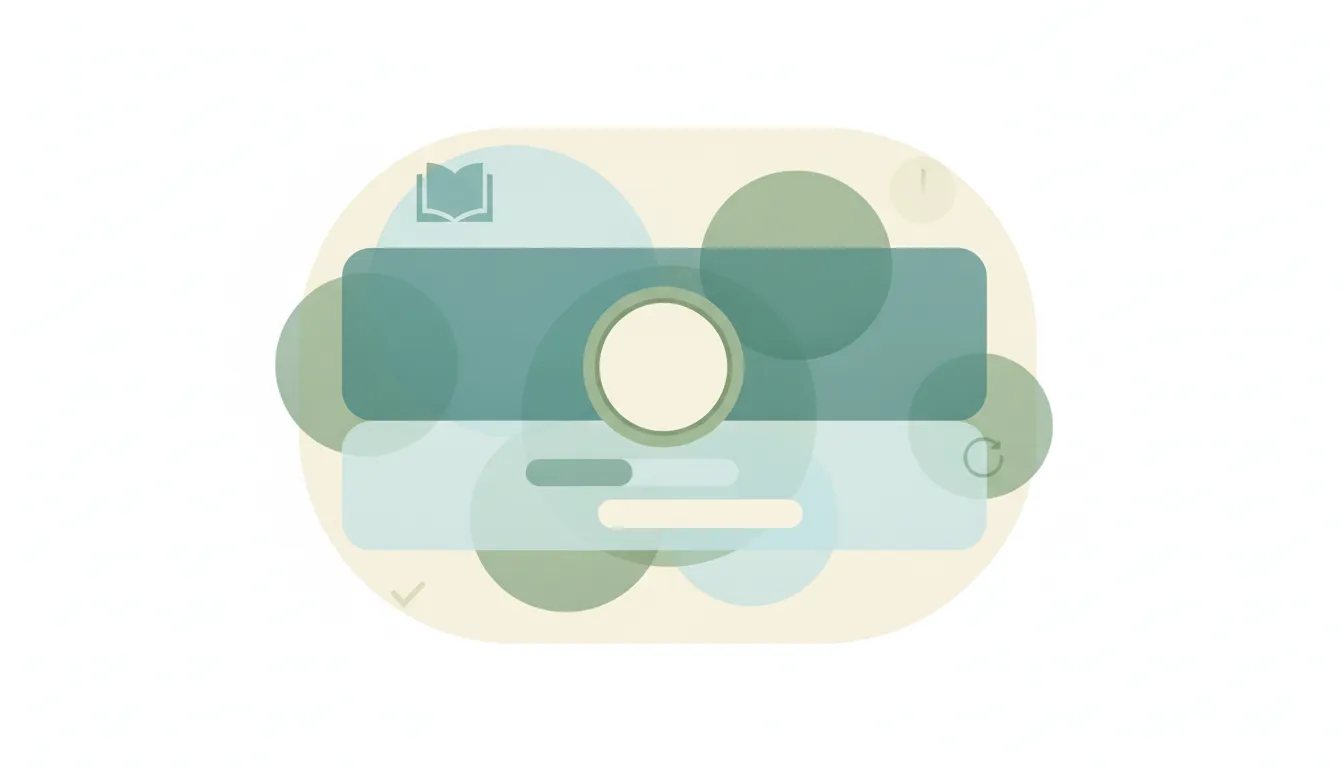 A profile card with a wide horizontal banner panel above a circular photo