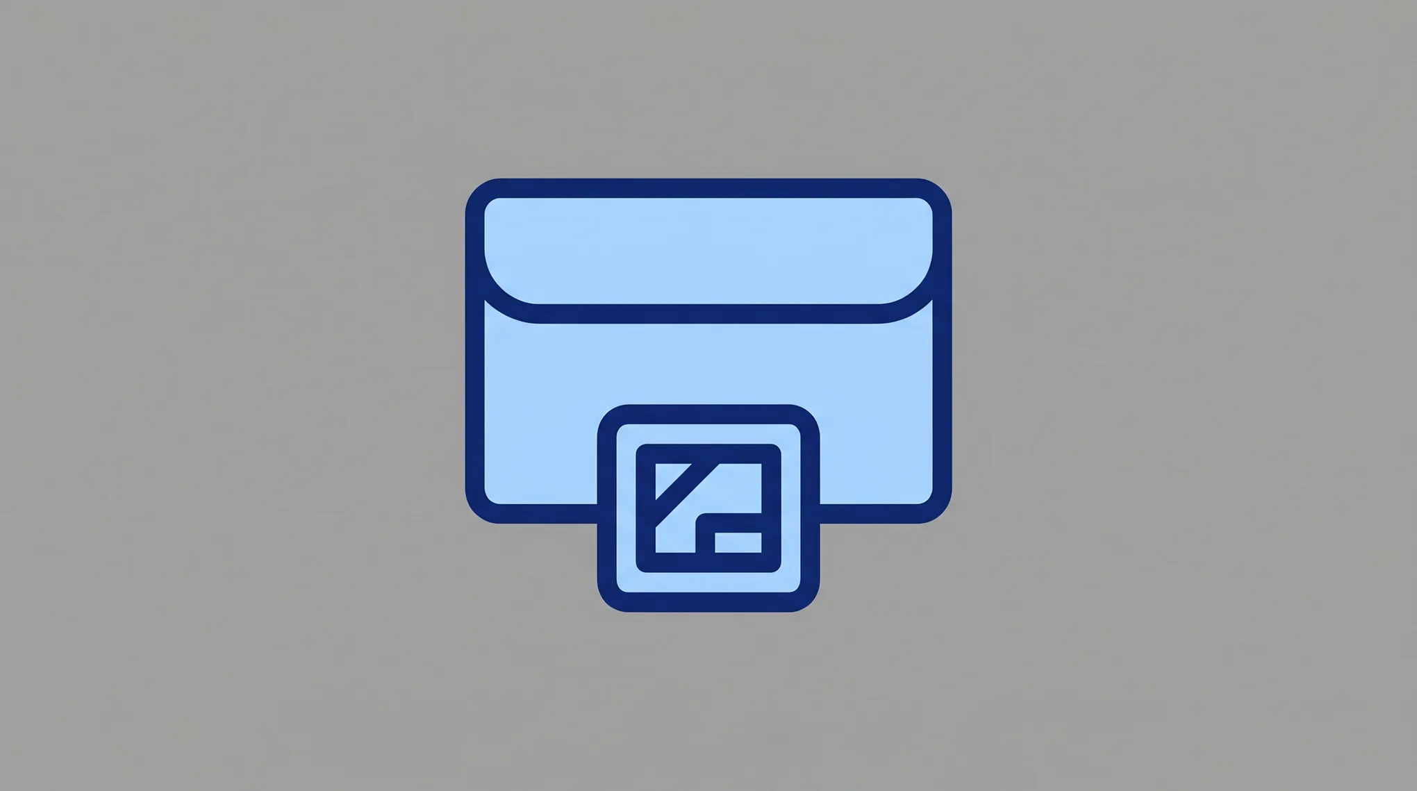 Outlook compose window displaying an email signature with an inline logo image and hyperlinked branding