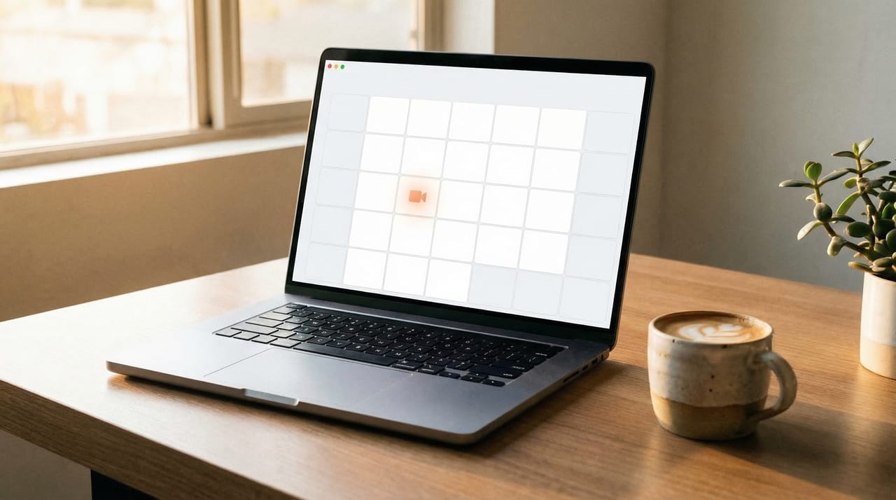 Google Calendar event with the Zoom logo and a video conferencing link automatically added to the invite