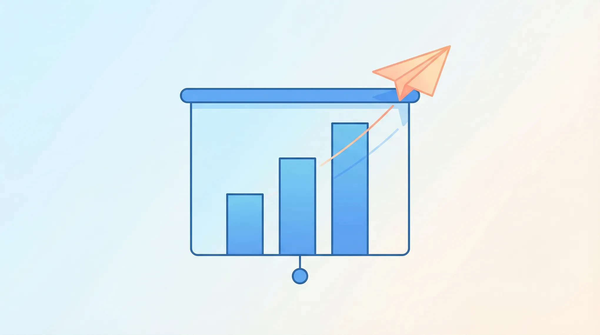 AI agent compiling metrics and charts from multiple data sources into a polished slide deck delivered by email