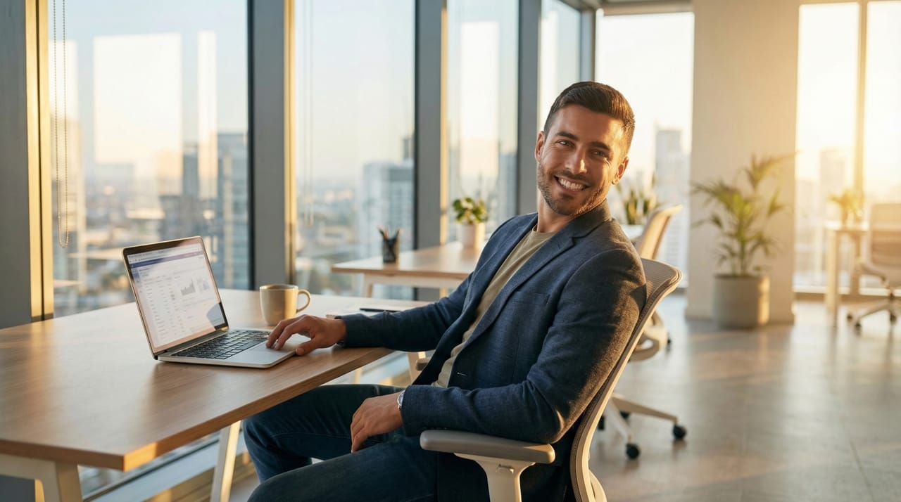 AI assistant handling sales outreach with email sequences, calls, and deal-tracking icons in a CRM layout