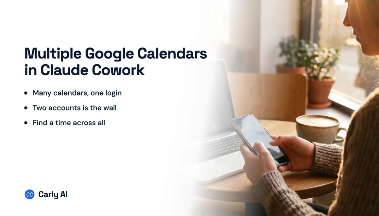 Several Google Calendars connected to a single Claude Cowork session