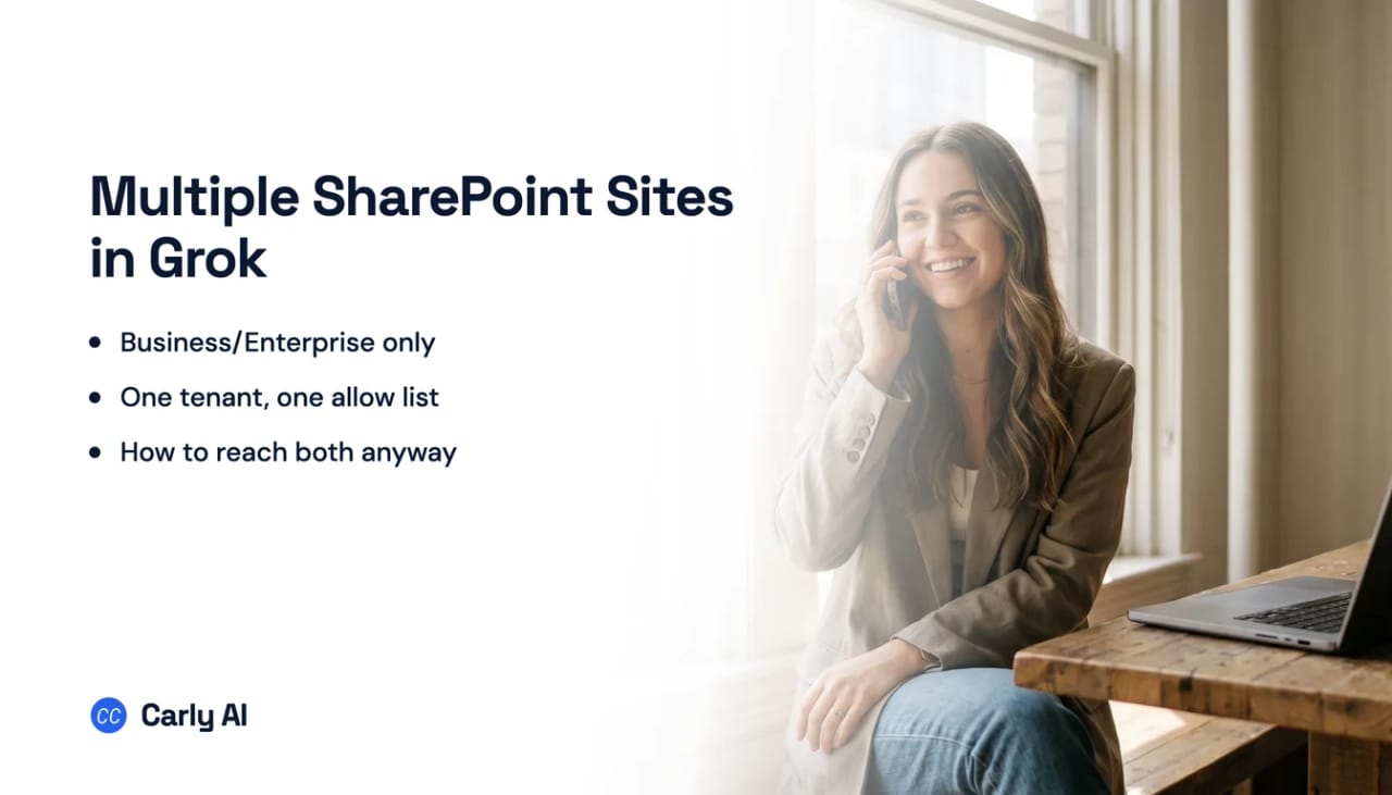 Several SharePoint sites connected to a single AI assistant