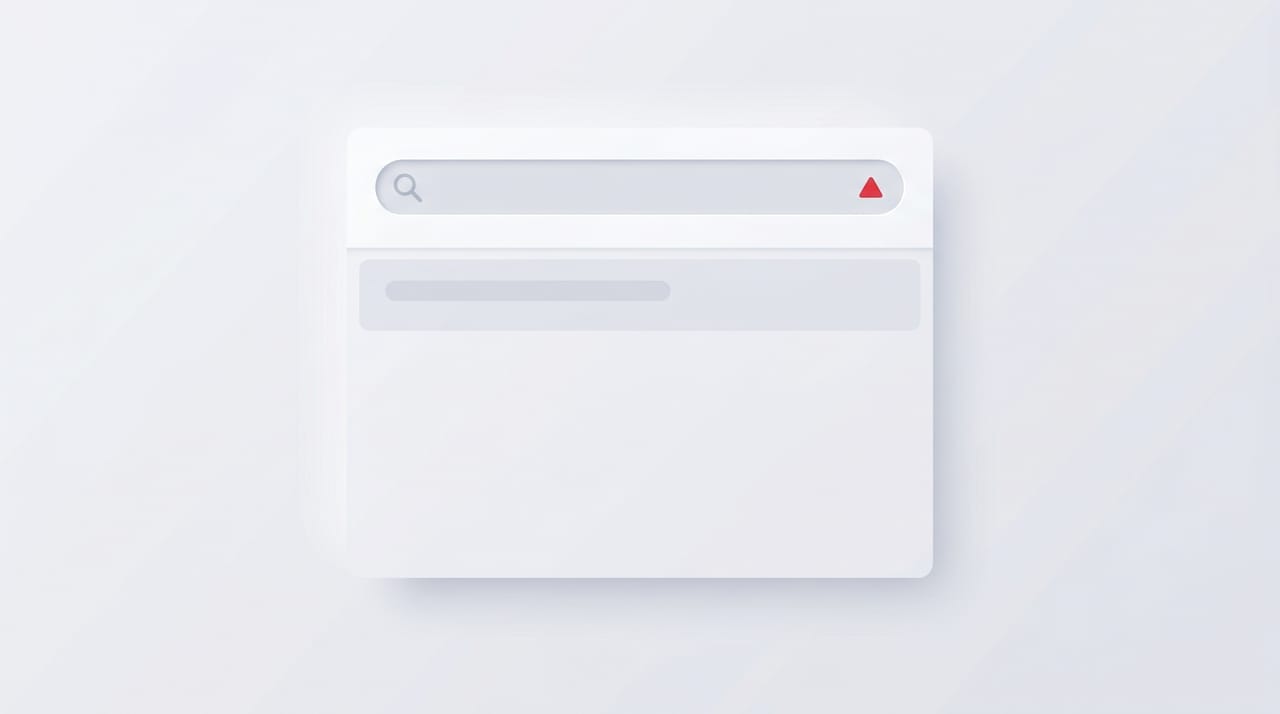 Illustration of a Gmail search bar with a magnifying glass and wrench icon repairing broken search results in the inbox