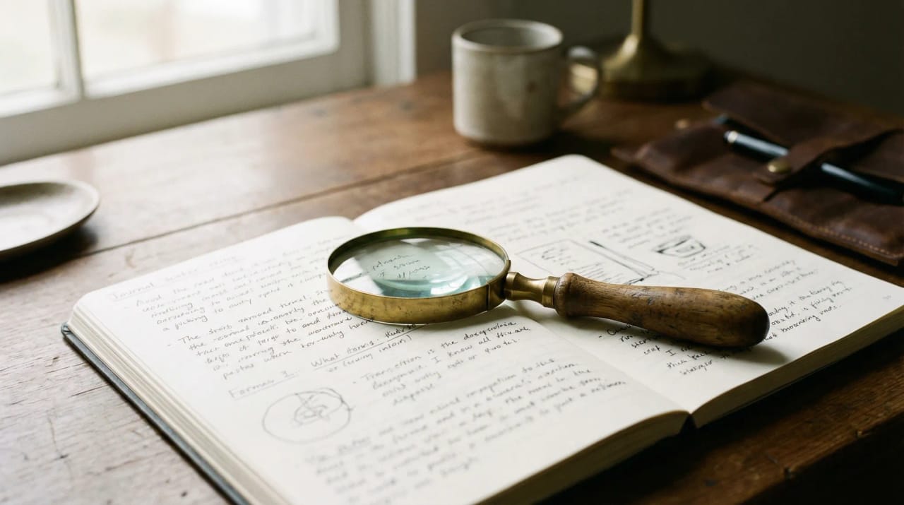 Illustration of an Outlook search bar with a magnifying glass next to a wrench and gear repairing indexed results