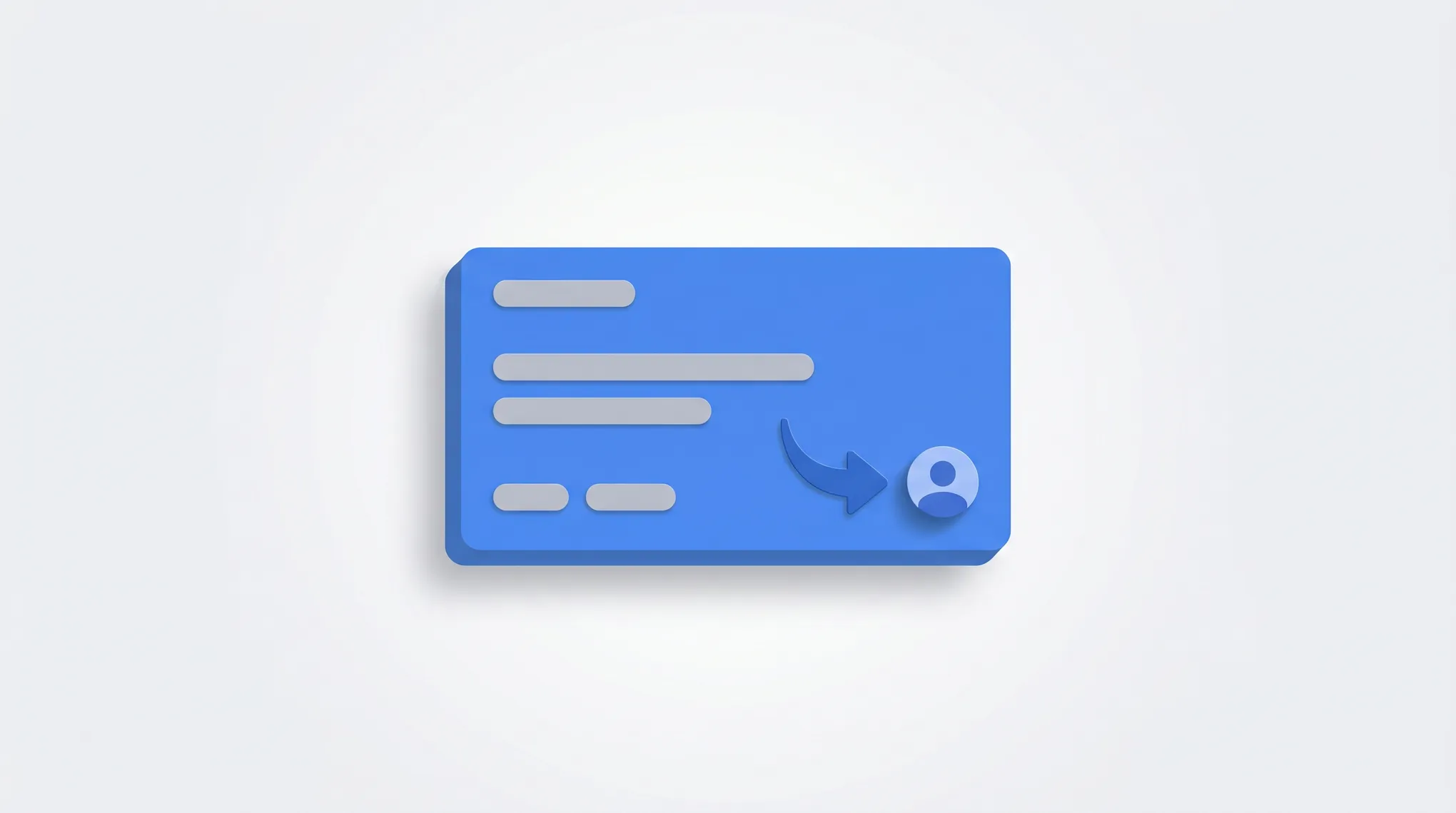Illustration of a Google Calendar event with a forward arrow sending the invite to a new attendee's email envelope