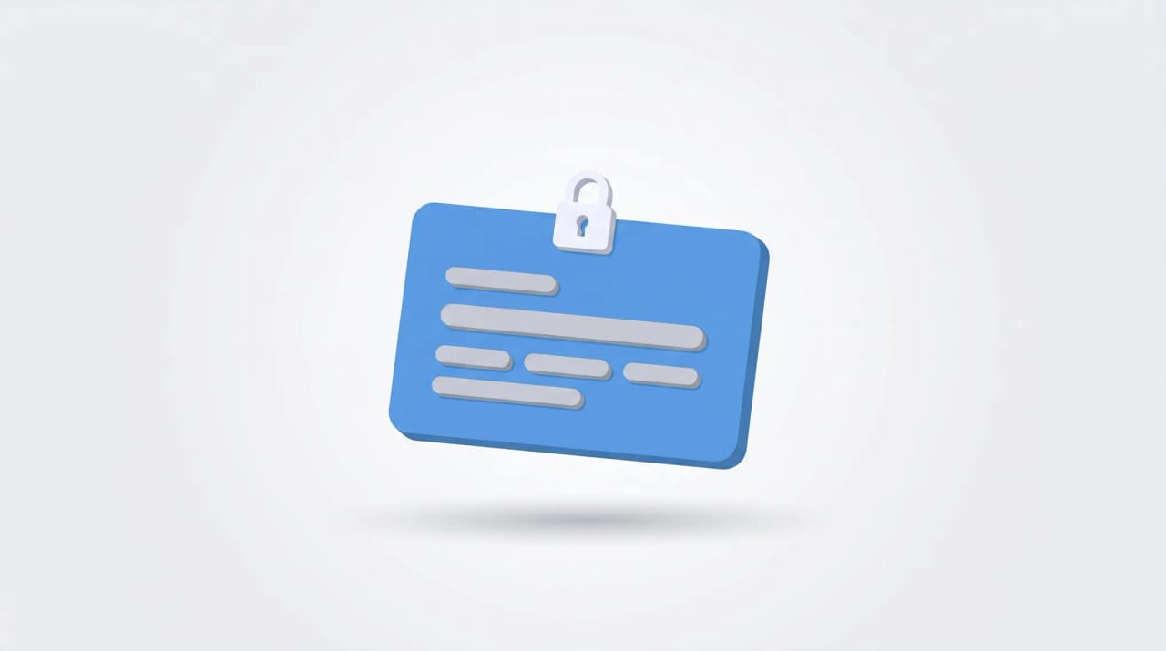 Illustration of a Google Calendar event tile wrapped in a padlock icon hiding details from other viewers on the calendar