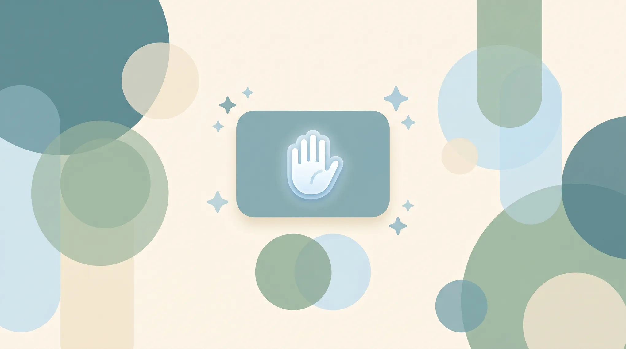 A raised-hand icon above a video tile, representing raising your hand in a Zoom meeting